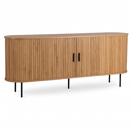 Komoda TRISH 180 cm Dvojdverová Posuvná Dub