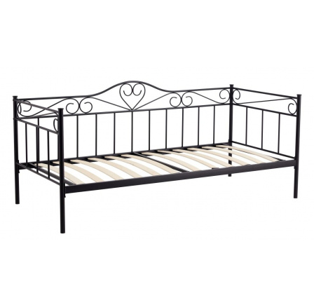 Posteľ BURMA 200x90 JG Čierna Posteľ BURMA 200x90 JG Čierna