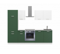 Kuchynská linka TONI 260 cm, Labrador/Biela