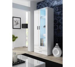 Šatní skriňa SOHO S6 2D2S, biela