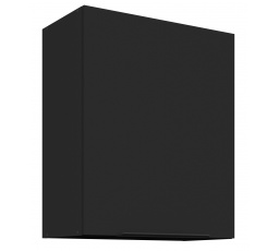 Horná skrinka SIENA - 60 G-72 1F, Čierna mat/Čierna mat