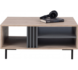 Konferenčný stôl ALLMO AL-14, Dub Estana light/Antracite