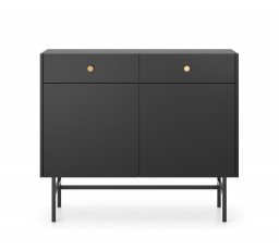 Komoda DIVA 2D2SZ čierna
