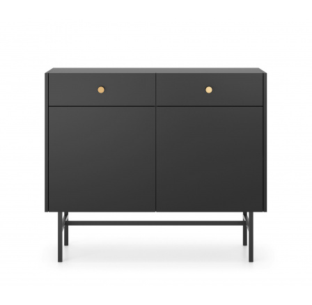 Komoda DIVA 2D2SZ čierna