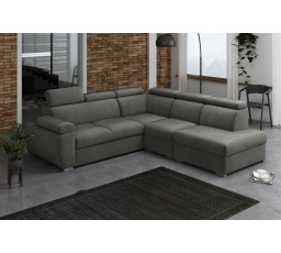 Rohová sedacia súprava Bodie II pravá sivá