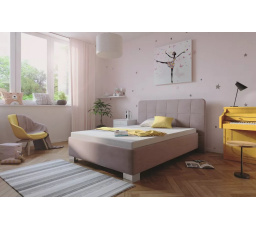 Posteľ Kelvin 140x200 staroružová