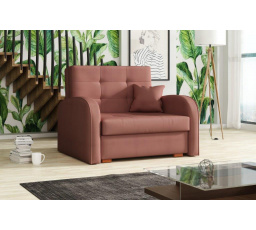 Ružové rozkladacie kreslo Vivian Gold I