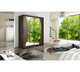 Šatní skriňa WENTURA X, Choco