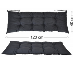 Podsedák 120x40 tmavo sivý melír