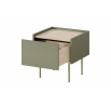 Nočný stolík DESIN 45 cm, Olivová/Dub nagano