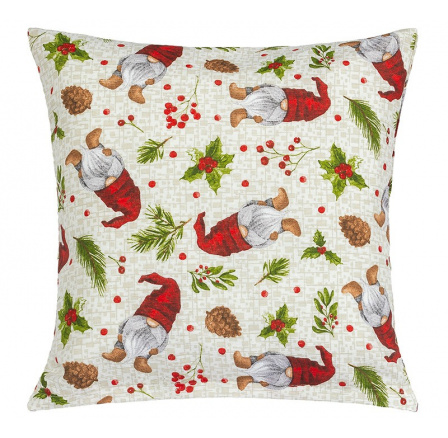 Vianočný obliečka na vankúš 40x40 cm škriatok Vianočný obliečka na vankúš 40x40 cm škriatok