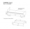 Systém "CARINI" CA11 - Farba: dub nash