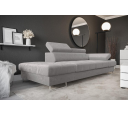 Sofa GALAXY II leňoška 235 cm - sivá, ľavá strana