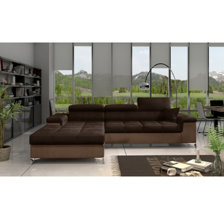 Rohová sedacia súprava RICARDO, Monolit 29/Monolit 09, ľavá