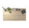 Písací stôl OFFICE 402/437, Dub sonoma/Silver grey