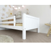 Posteľ so zábranou Romantic 443 biela