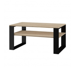 Konferenčný stolík SAVA 1, Dub sonoma/Čierna