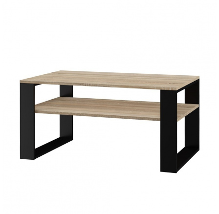 Konferenčný stolík SAVA 1, Dub sonoma/Čierna