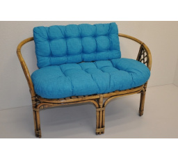 Poduška na lavicu Bahama tyrkysový melír typ PL