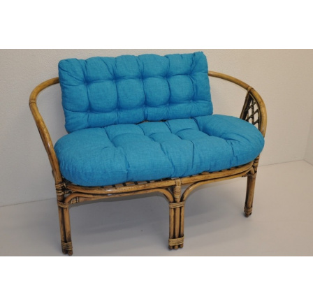 Poduška na lavicu Bahama tyrkysový melír typ PL