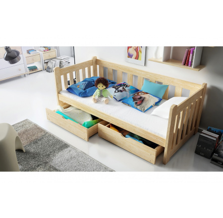 Drevená detská posteľ Swen DP 001