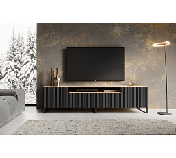 TV skrinka NOEMI Stojaca Čierna+Artisan