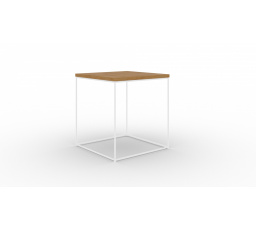 Stolík kávový Adina Biely+Dub Lancelot