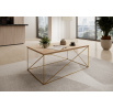Stolík kávový Dante Zlatý+Sonoma