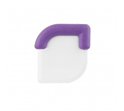 Nerysujúca škrabka na panvice a hrnce fialová