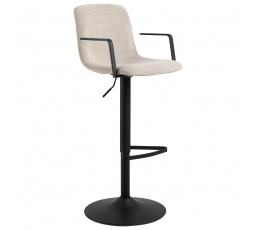 Barová stolička Pablo béžová/čierna Caso 3