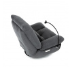 Polohovacie kreslo, elektrické zabudované ovládanie, siva, látka, TV-7089 GREY2