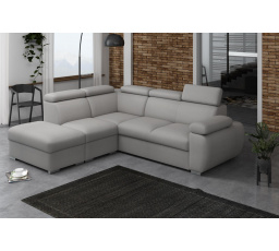 Rohová sedacia súprava Bodie V ľavá svetlosivá