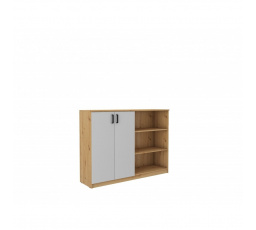 Komoda MATYLDA 850, Svetlosivá/dub artisan