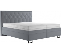 Posteľ Tobin 180x200, svetlosivá