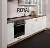 Kuchynská linka ROYAL 320 cm /biela + severská borovica + divoký dub