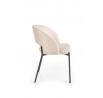 Jedálenská stolička K373, Béžová/Čierna