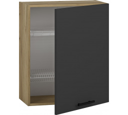 Kuchynská horná skrinka s odkvapkávačom VENTO GC-60/72, dub antracit