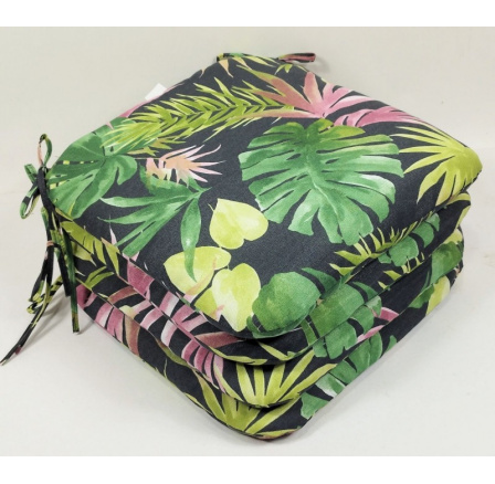 Sedadlo 40x40 cm monstera látka - sada 4 kusov Sedadlo 40x40 cm monstera látka - sada 4 kusov