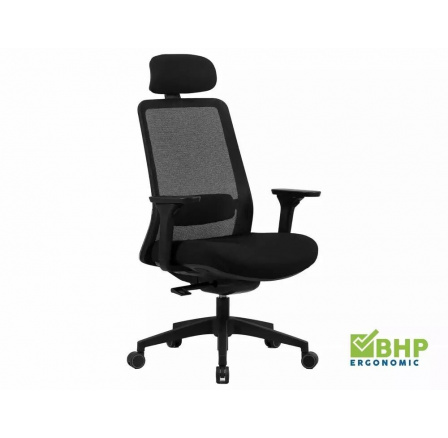 Kancelárske otočné kreslo Q718H, Čierna Kancelárske otočné kreslo Q718H, Čierna