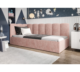 Posteľ SIMBA - ružová - T61, Ľavá strana