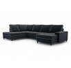 Rohová sedacia súprava OXANA U, Mat Velvet 97 09, Ľavá