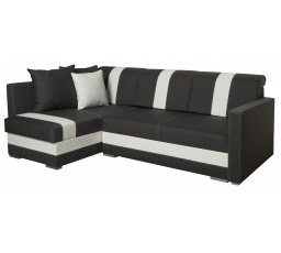 Rohová sedacia súprava Alba L Inari 96/Eko biela