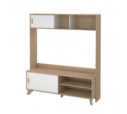 TV stena Iker 718 Jackson hickory/biela