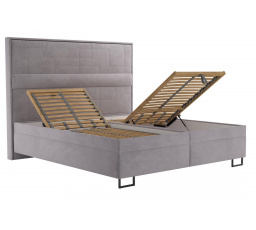 Posteľ Nikki 180x200 sivá