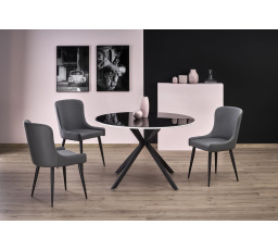 Jedálenský stôl AVELAR, čierny