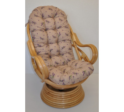 Vankúš na kreslo Swivel látka levanduľa