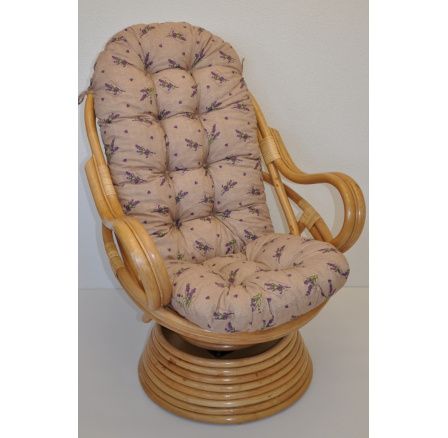 Vankúš na kreslo Swivel látka levanduľa