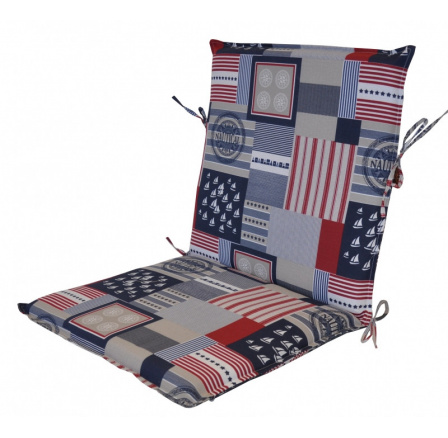 Vankúš pre záhradné kreslo UNI s nízkym operadlom - UNIKO Nautical
