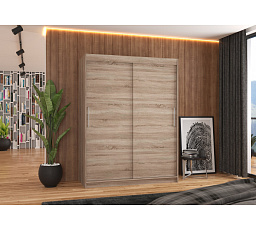 Posuvná skriňa DENVER 150 Truffle+Truffle