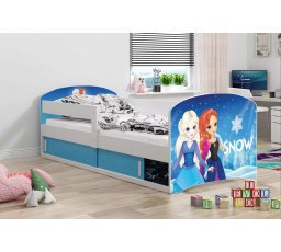 1-ÚROVŇOVÝ POKLOP BIELY RÁM NÁLEPKA SNEH 80 X 160 KPL